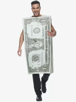 Costumes de dollar personnalisés pour Halloween costumes de fête de bar de billets de dollar