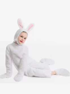 Costumes De Lapin Halloween Déguisement Performance En Peluche Mignon Pyjamas