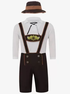 Costumes Marchandises de vacances Costumes de vacances Halloween Café Marron Fibre de polyester
