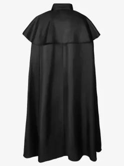 Costumes rétro noirs cape en Polyester accessoire rétro pour hommes Costume Marie Antoinette robe de bal de fête Bourgogne