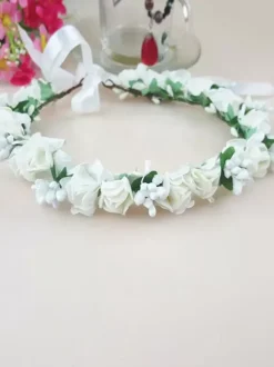 Couronne de fleur de mariage accessoire de mariage