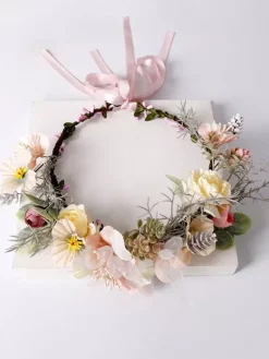 Couronne de fleur de mariage accessoire de mariage