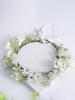 Couronne de fleur de mariage accessoire de mariage