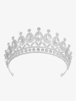 Couronnes et diadèmes pour femmes bijoux vintage en alliage cristal et pierres synthétiques