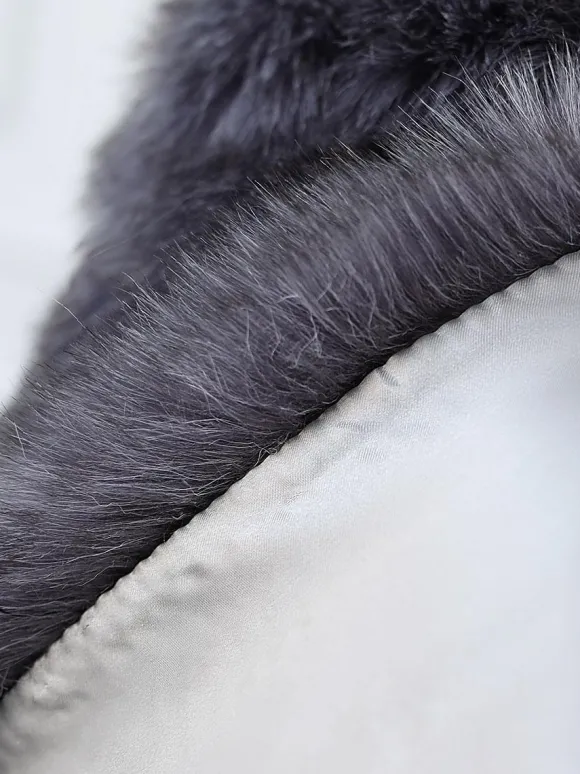 Couverture de mariée en fausse fourrure enveloppe de mariage noir et argent