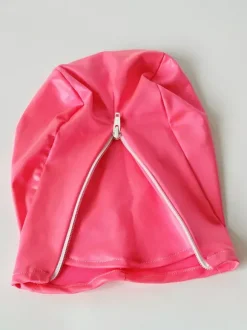 Couvre-chef en lycra et élasthanne avec fermeture éclair déguisement sexy et mignon pour femme idéal pour le cosplay ou le club