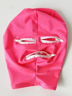 Couvre-chef en lycra et élasthanne avec fermeture éclair déguisement sexy et mignon pour femme idéal pour le cosplay ou le club