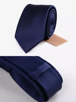 Cravate Élégante En Polyester Pour Homme Soirée Mariage Bal Rendez-Vous