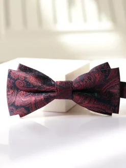 Cravate N艙ud Pour Homme En Polyester Imprimé Vintage Cool