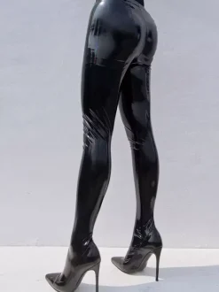 Cuissardes Pantalon À Talon Aiguille Pour Femmes Sexy