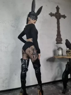 Cuissardes Bottes Sexy À Talons Hauts À Plateforme Rivet Chaussures Femme