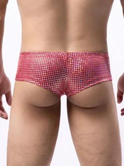 Culottes sexy pour hommes en polyester noir lingerie pour hommes