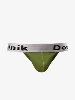 Culotte sexy pour homme en lycra spandex vert chasseur - Lingerie masculine