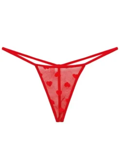 Culotte & String Sous-vêtements Femme Moulant Unicolore en Mousselines Creusant Sexy Culotte & String Sous-vêtements Moulant
