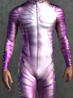 Cyberpunk Combinaisons Zentai à motifs Combinaison camouflage caméléon vert Body imprimé 3D Texture peau de reptile