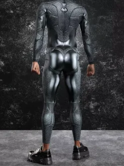 Cyberpunk Combinaisons zentai motifs Halloween Combinaison Catsuit à fermeture éclair pour homme adulte imprimée en 3D pour jeu fête zentai cosplay festival rave robot