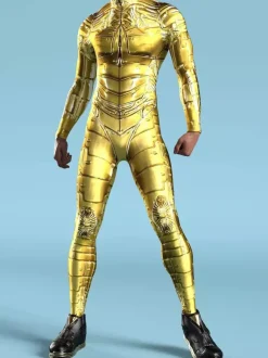 Cyberpunk Combinaisons zentai motifs Halloween Combinaison Zentai pour enfants hommes et femmes costume slim imprimé multicolore tenue de fête de festival fermeture éclair sur le devant