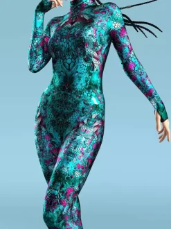 Cyberpunk Combinaisons zentai motifs Halloween Combinaison zentai pour adulte imprimé écailles de poisson lycra et spandex costumes sexy