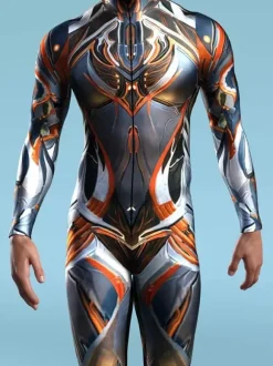 Cyberpunk Combinaisons Zentai à motifs Combinaison cyberpunk Future Tech Combinaison d'armure intégrale imprimée en 3D