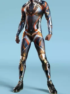 Cyberpunk Combinaisons Zentai à motifs Combinaison cyberpunk Future Tech Combinaison d'armure intégrale imprimée en 3D