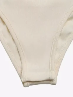 Débardeur abricot à col bénitier et dos nu style décontracté pour femme été