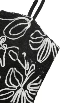 Débardeur noir en viscose dos nu élégant pour femme idéal pour l'été