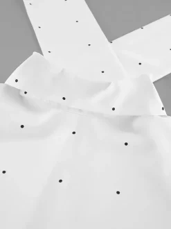Débardeur à col montant et lacets pour femme