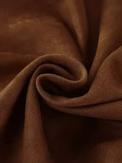 Débardeur kaki à col V vêtements chics débardeurs en daim pour femmes