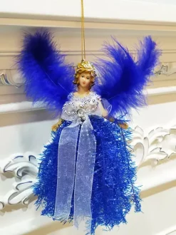 Décoration Ange Fête Polyester Fibre Noël Enfants Noël Déguisement Noël Cadeau Enfant