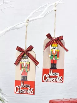 Décorations De Noël Pendentif De Soldat En Bois De Noyer Déguisement Noël Cadeau Enfant