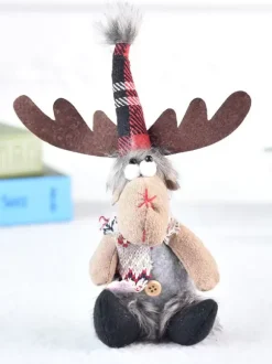 Décorations Poupée Renne Pendentif En Fibre De Polyester De Noël Déguisement Noël Cadeau Enfant