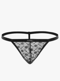 Dentelle Hommes Lingerie Piping Sheer Sexy String Lingerie
