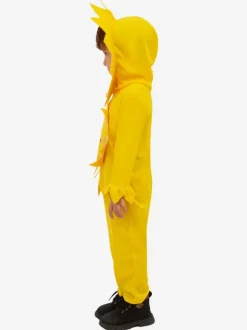 Déguisement de fête tournesol pour enfants combinaison jaune avec chapeau