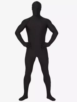 Déguisements Halloween Noir Zentai Costume complet 2026 Costume Bodysuit