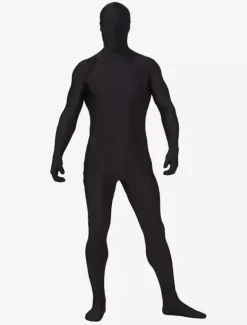 Déguisements Halloween Noir Zentai Costume complet 2026 Costume Bodysuit