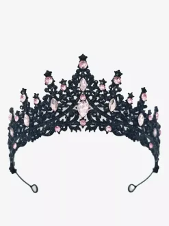 Diadèmes vintage pour femmes couronnes en alliage strass et pierres synthétiques style rétro