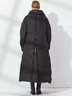 Doudoune Femme Chic En Duvet De Canard Grande Taille Poche À Glissière Éclaire