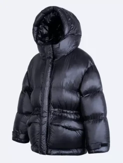 Doudoune Décontractée À Capuche En Duvet De Canard Manteau Femme