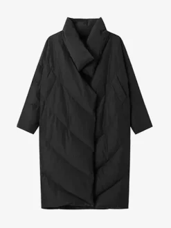 Doudoune Long Oversize En Duvet De Canard En Coupe Ample Manteau Femme