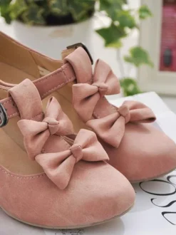 Doux Lolita Chaussures Lolita Talon Bows Prisme Pompes Déguisements Halloween