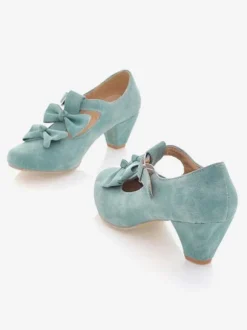 Doux Lolita Chaussures Lolita Talon Bows Prisme Pompes Déguisements Halloween