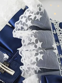 Doux Lolita Coiffe Dentelle Bows Bandeau Couvre-chef Déguisements Halloween