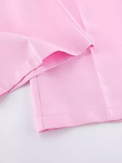 Ensemble blazer sans manches pour femme style business casual - Rose chic croisé coupe cintrée - Tenue de travail été 2026