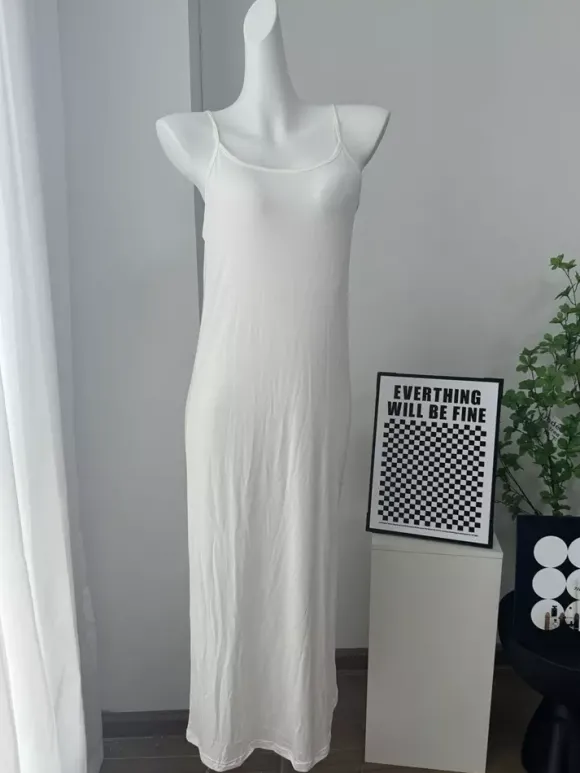 Ensemble coordonné 3 pièces en maille : robe maxi cardigan long et robe nuisette pour femme (collection 2026)