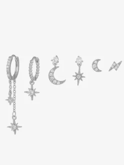 Ensemble de boucles d'oreilles étoile et lune célestes pour femmes 2026