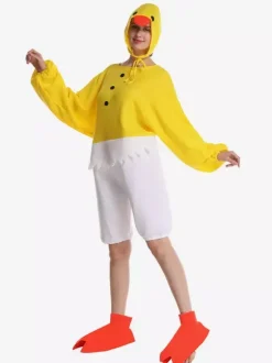 Ensemble de combinaisons de poussins de carnaval d'Halloween pour adultes