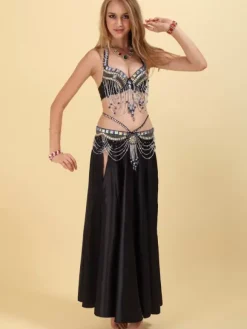 Ensemble de danse du ventre 3 pièces pour femme