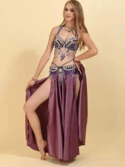 Ensemble de danse du ventre 3 pièces pour femme