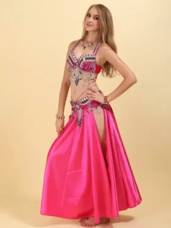 Ensemble de danse du ventre 3 pièces pour femme