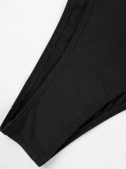 Ensemble de maillot de bain et cache-maillots noirs vêtements de sport à lacets sans manches